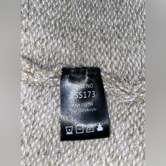 POL Women Chunky Cropped Oversize Slouchy‎ Loose Fit Sweatshirt Relax Pullover M - Picture 4 of 6